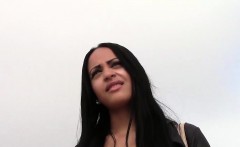 Beautiful Latina Takes Black Cock Pov In Public