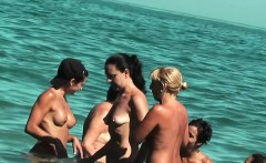 Nude beach voyeur film sexy ass women nudist beach
