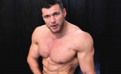 Aggressive Powerful Muscular Domination And Cum