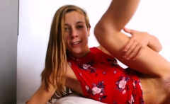 Amateur slim teen camgirl squirting on webcam