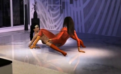 Horny Spider-woman And Wonderwoman Lesbian Sex Session