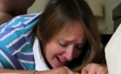 Crying anal with mom!!