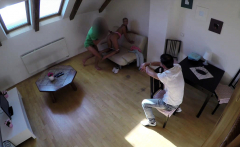 HUNT4K. Fuck with blonde makes hunter's dick ejaculate on...