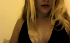 Hot Blond svenska Spelar Pussy