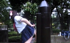 Amateur Japanese Teen Cd Outdoor Dildo