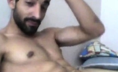 Turkish handsome hunk with big cock cumming