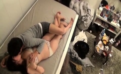 Japanese Teen Girl Sex In Bf Dorm Room Caught Spycam