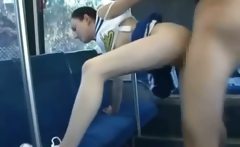 Cheerleader Gets Analed in Tokyo Bus!