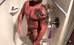 Guys Fuck In The Shower After Gym