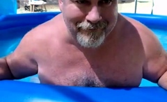 Naked Pool Dad