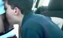 Sucking A Cock Seated In His Car