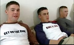 Three Sexy And Horny Studs Jerking Their