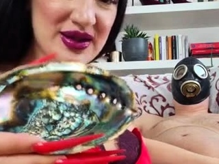 Human Cuticle Oil Extraction Handjob - KinkyDomina Long