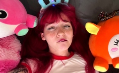 Beauty Amateur Redhead Teen make Perfect Blowjob