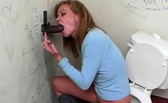 Glory Hole Blowjobs and Brunettes