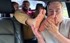 Devon Big Feet Fit Perfectly In Chub Matts Mouth