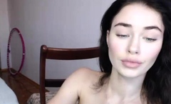 Brunette Solo Webcam Masturbation