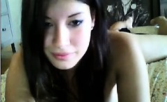 College Teen Girl Masturbates On We